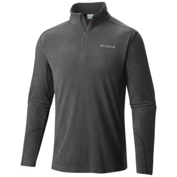 Columbia Klamath Range II Half Zip Fleece Tall, Pullover Grises Oscuro Para Hombre | 784510-HSF